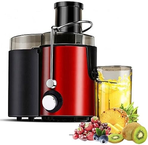 Juicer, 800W Whole Fruit & Vegetable Extractor with 64mm Wide Mouth Chute, Anti-Drip, Anti-Slip, 2 Speeds, Easy to Clean