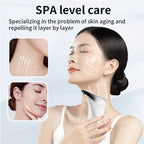 MJ-400 Neck Massage Device Anti Wrinkle EMS Neck Massager Skin Tightening Beauty - Black