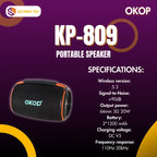 Hot Selling Portable Waterproof Ambient Breathing Light Card Slot for Speaker Long Battery