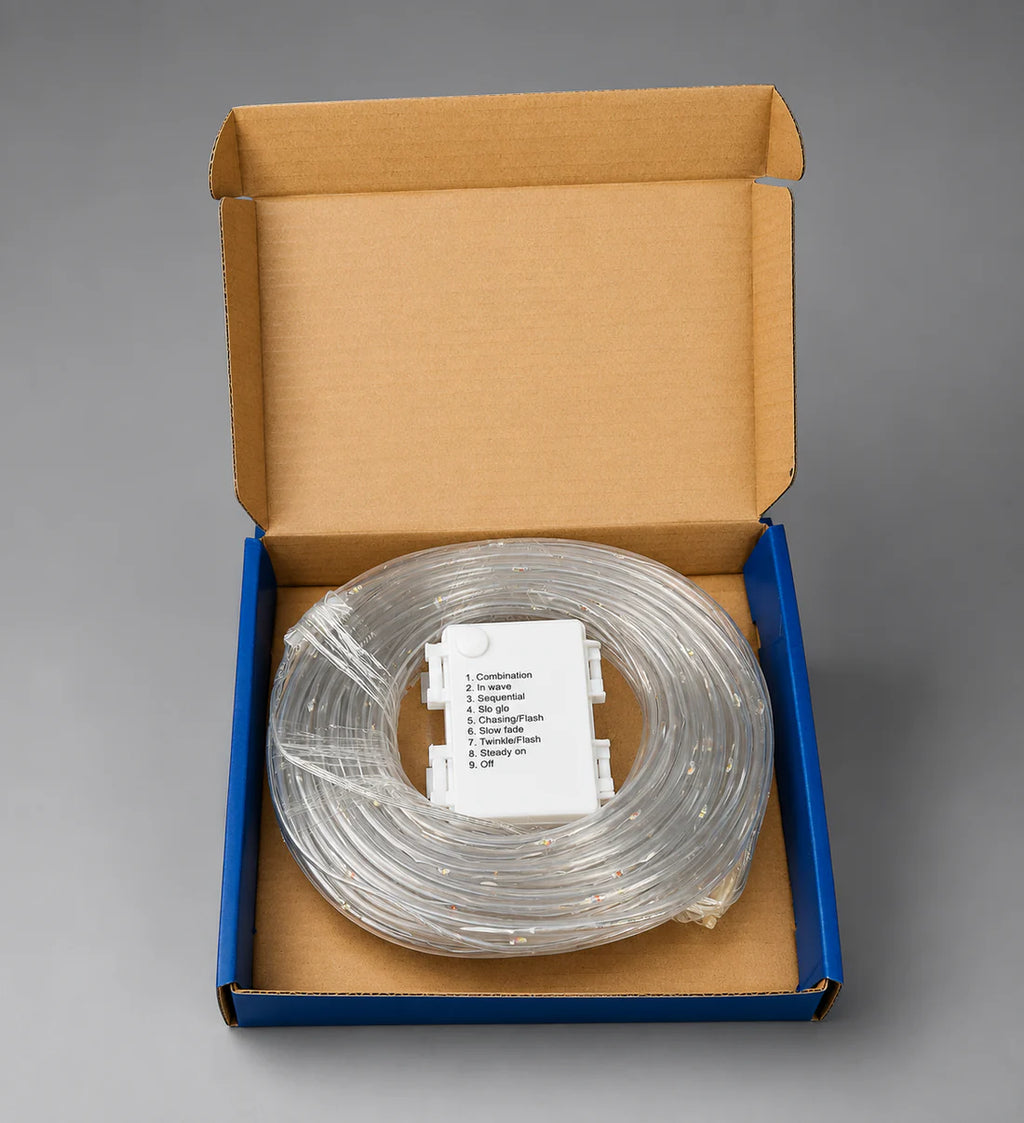 Multifunction Rope light 10 metre - multicolour LED - Battery Operated