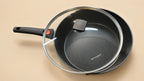 Saute Pan with glass lid - 32cm & 6.5L Capacity by Rosenberg Non-Stick, Induction Compatible