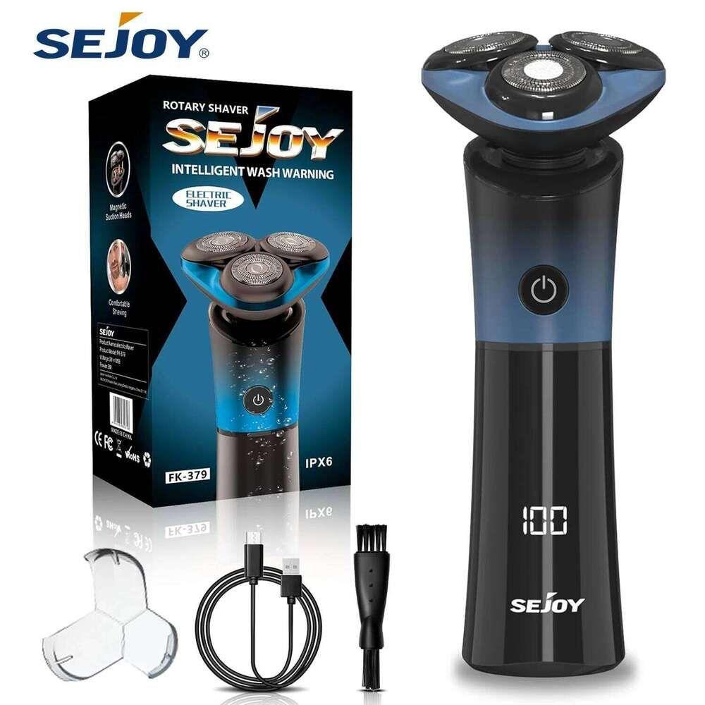 Sejoy Shavers For Men Electric Razors Rechargeable