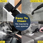 Multi-Purpose Steam Cleaner for All Accessories 21 Pieces, Manual Steam Cleaner and Shoulder Strap, for Cleaning Upholstered Furniture, Sofa, Tile, Floor, Window & Car