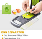Multifunction Vegetable Chopper, 14 in 1 Salad Cutter Food Dicer Veg Chopper with 7 Blades for Kitchen