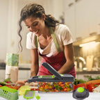 Multifunction Vegetable Chopper, 14 in 1 Salad Cutter Food Dicer Veg Chopper with 7 Blades for Kitchen